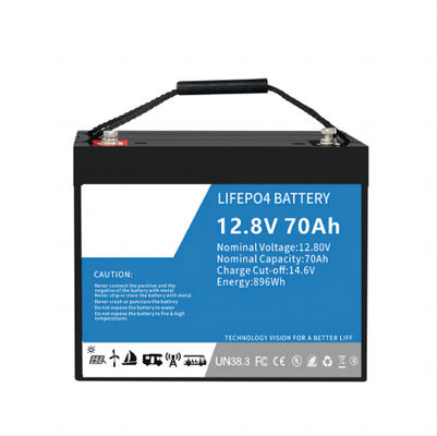 Dustproof ανθεκτική μπαταρία LifeP04 Ebike, φωσφορικό άλας BMS σιδήρου λίθιου 70AH