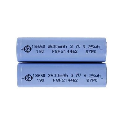Πολυσύνθετη μπαταρία 3.7V 2500MAH λίθιου 18650 για τον κηφήνα RC