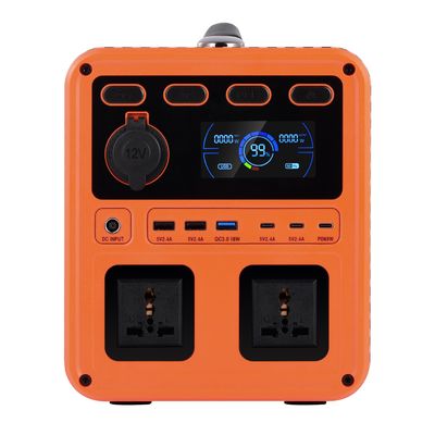 IP61 Υψηλή ισχύ εξόδου DC 13V 1200W AC Switch QC3.0 Φορητή γεννήτρια ισχύος με αμφίδρομο μετατροπέα για οικιακή υποστήριξη