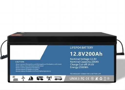 BYD 12.8V 200AH Lifep04 Λιθιοη μπαταρία Pack με LCD για το καρότσι του γκολφ