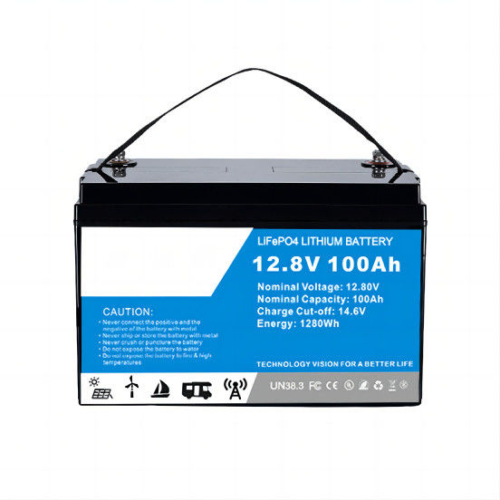 Υψηλής ισχύος Lifep04 Lithium Ion μπαταρία 100A με BMS για RV / ηλεκτρικό ποδήλατο
