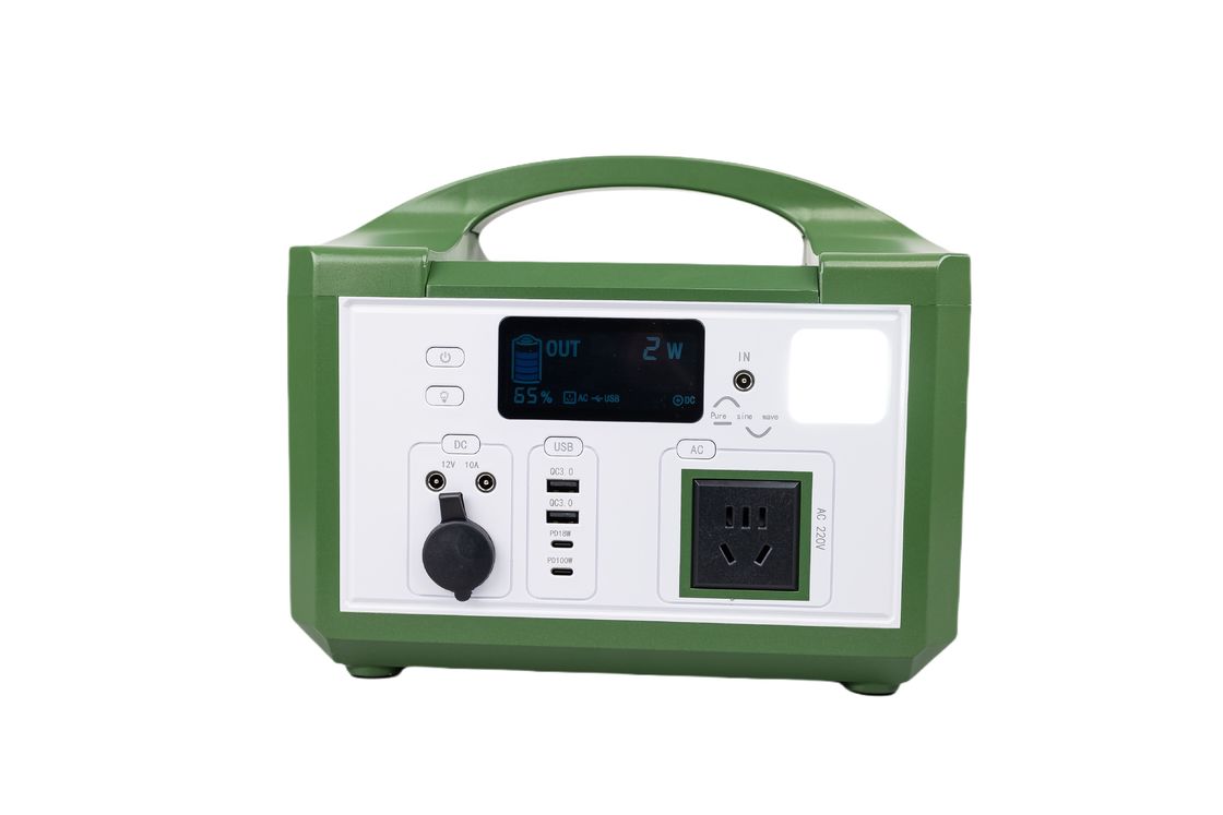 Υψηλής απόδοσης AC 300W 220V Έκδοση Φορητή ηλιακή γεννήτρια επαναφορτιζόμενη LifePO4 μπαταρία για υπαίθρια πεζοπορία