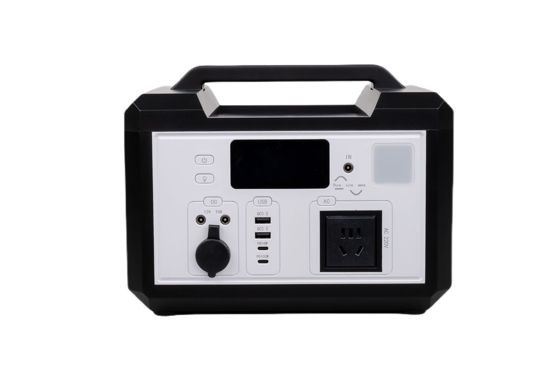 Υψηλής απόδοσης 220V/110V AC επαναφορτιζόμενο Lifepo4 φορητό πακέτο ηλεκτρικής ενέργειας με ασύρματη φόρτιση για off grid ηλιακό σύστημα