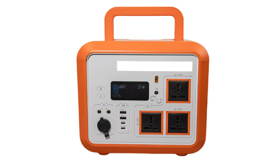 Εγκρίθηκε από την CE 1500W AC Outlet Output Pure Sine Wave φορητή γεννήτρια ισχύος με LCD για αυτοκίνητο Jump Starter / RV Camping