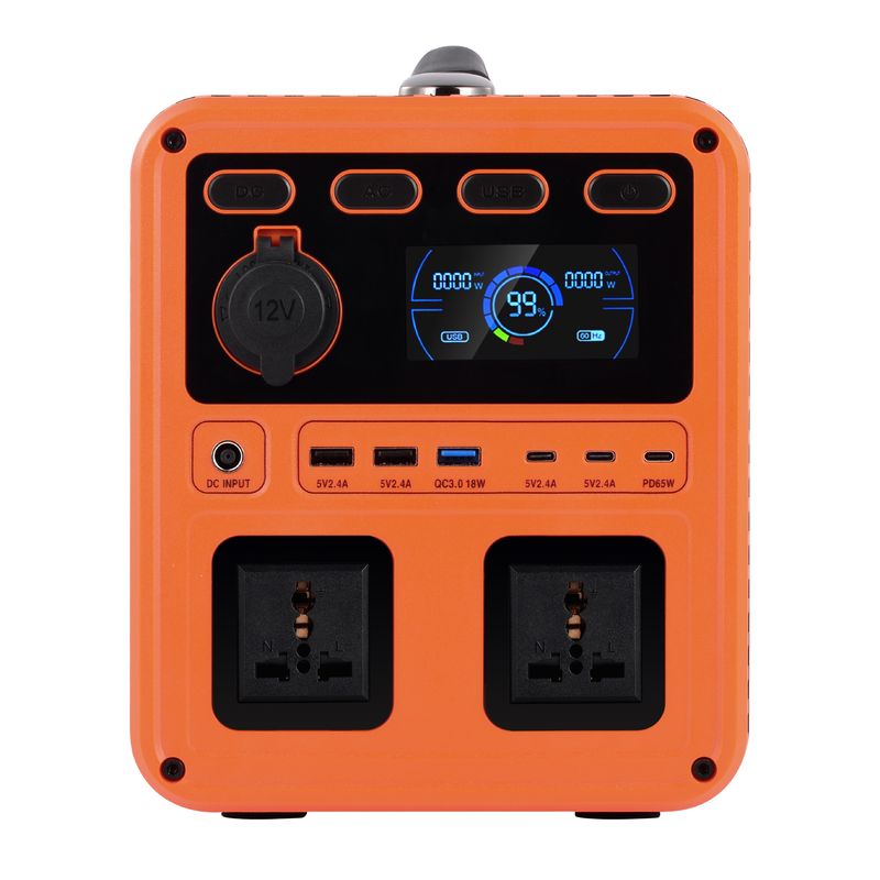 IP61 Υψηλή ισχύ εξόδου DC 13V 1200W AC Switch QC3.0 Φορητή γεννήτρια ισχύος με αμφίδρομο μετατροπέα για οικιακή υποστήριξη
